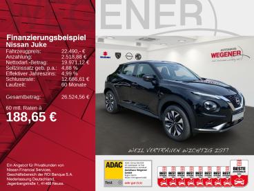 SPOTICAR Nissan Juke Acenta 1.0 Dig-t 114 Ps 7dct Navi Klima Shz Gebraucht - Suv Benzin Schwarz - Berlin - 1201146208_2