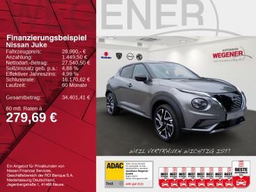 SPOTICAR Nissan Juke N-design 1.6 Hyb 143ps Bose Shz Bfs 360°kam Gebraucht - Suv Benzin  - Berlin - 1201152994_2