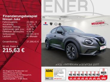 SPOTICAR Nissan Juke Acenta 1.0 Dig-t 114 Ps 7dct Navi Klima Shz Gebraucht - Suv Benzin Grau - Berlin - 1201157324_2