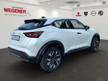 SPOTICAR Nissan Juke Acenta 1.0 Dig-t 114 Ps 7dct Navi Klima Shz Gebraucht - Suv Benzin Weiß - Berlin - 1201157328_3