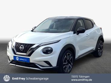 SPOTICAR Nissan Juke 1.0 Dig-t N-design *led*360°kamera* 1.0 Dig-t *led Gebraucht - Suv Benzin Weiß - Tübingen - 1201233318_1
