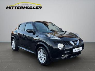 SPOTICAR Nissan Juke 1.6 Automatik Acenta Navi 8-fach Bereift... Gebraucht - Suv Benzin Schwarz - Glonn - 1201269527_1