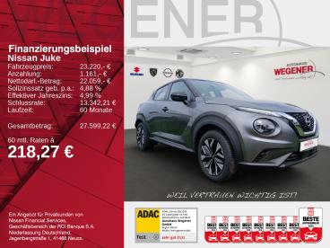 SPOTICAR Nissan Juke Acenta 1.0 Dig-t 114 Ps 7dct Navi Klima Shz Gebraucht - Suv Benzin Grau - Berlin - 1201271613_2