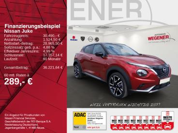 SPOTICAR Nissan Juke 1.6 Hybrid 143 Ps 4amt N-design Gebraucht - Suv Benzin Rot - Berlin - 1201272325_2