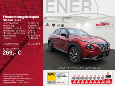 SPOTICAR Nissan Juke 1.6 Hybrid 143 Ps 4amt N-connecta Gebraucht - Suv Benzin Rot - Berlin - 1201272451_2