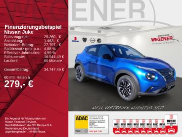 SPOTICAR Nissan Juke 1.6 Hybrid 143 Ps 4amt N-connecta Gebraucht - Suv Benzin Blau - Berlin - 1201272496_2