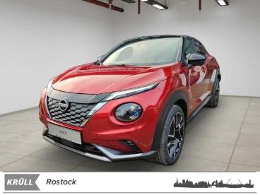 SPOTICAR Nissan Juke 1.6 Hybrid N-design + Tech-paket + Bose Gebraucht - Suv Benzin Rot - Rostock - 1201273663_1