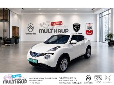SPOTICAR Nissan Juke Acenta Navi Ahk Klimaautom Ruckfahrkam. Gebraucht - Suv Benzin Weiß - Waren - 1201327712_1