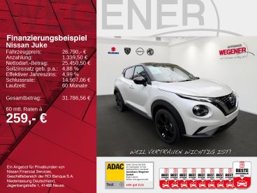 SPOTICAR Nissan Juke 1.0 Dig-t 114 Ps 6mt N-connecta Gebraucht - Suv Benzin Weiß - Berlin - 1201340196_2