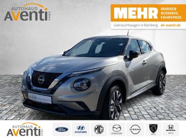 SPOTICAR Nissan Juke Acenta *led*kamera*allwetter*apple*navi*shz* Gebraucht - Suv Benzin Silber - Bamberg - 1201340510_1