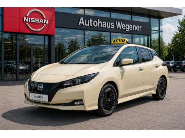 SPOTICAR Nissan Leaf *taxi* N-connecta Rw-385km- Led Navi Shz 360° Gebraucht - Limousine Elektro Weiß - Berlin - 1201271897_1