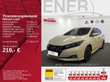 SPOTICAR Nissan Leaf *taxi* N-connecta Rw-385km- Led Navi Shz 360° Gebraucht - Limousine Elektro Weiß - Berlin - 1201271897_2
