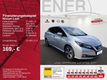 SPOTICAR Nissan Leaf (ze1) 62kwh 360cam*carplay*totwinkel Gebraucht - Limousine Elektro Silber - Berlin - 1201327776_2