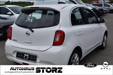 SPOTICAR Nissan Micra Acenta |shz|klima-auto|8-fach|tempomat| Gebraucht - Kleinwagen Benzin Weiß - Villingen-schwenningen - 1201278975_3