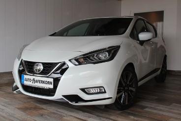 SPOTICAR Nissan Micra Tekna*kamera*szhzg*navi Gebraucht - Kleinwagen Benzin Weiß - Frohburg - 1201301870_3