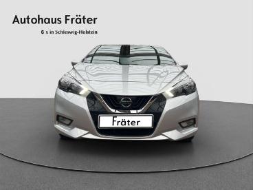 SPOTICAR Nissan Micra N-way 1.0 Carplay Sitzh Tempom. Allwetter Gebraucht - Kleinwagen Benzin Silber - Rendsburg - 1201312425_2