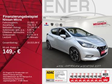 SPOTICAR Nissan Micra N-way 1.0 Ig-t Navi Shz Pdc Gebraucht - Kleinwagen Benzin Silber - Berlin - 1201327772_2