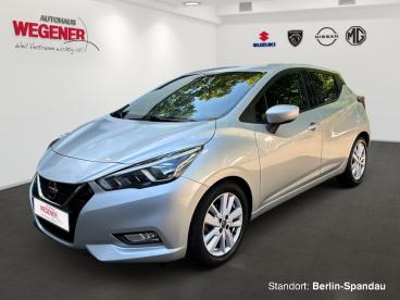 SPOTICAR Nissan Micra N-way 1.0 At - Cam Shz Carplay Pdc Klima Gebraucht - Kleinwagen Benzin Silber - Berlin - 1201328387_1