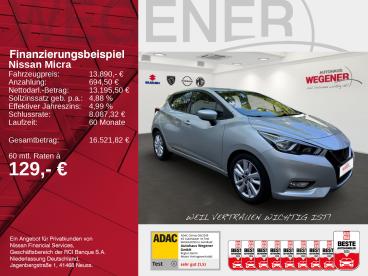 SPOTICAR Nissan Micra N-way 1.0 At - Cam Shz Carplay Pdc Klima Gebraucht - Kleinwagen Benzin Silber - Berlin - 1201328387_2