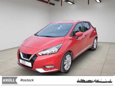SPOTICAR Nissan Micra N-way Nsw+navi+pdc+ Gebraucht - Kleinwagen Benzin Rot - Rostock - 1201354779_1