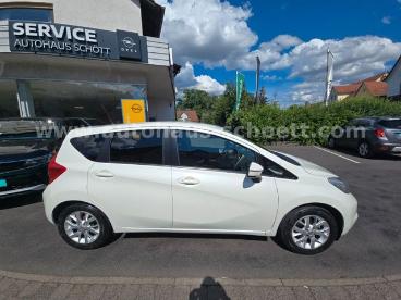SPOTICAR Nissan Note Acenta Plus/navi/klima/gra/pdc/keyless/shz/ Gebraucht - Kleinwagen Benzin Weiß - Lauterbach (hessen) - 1201310259_2