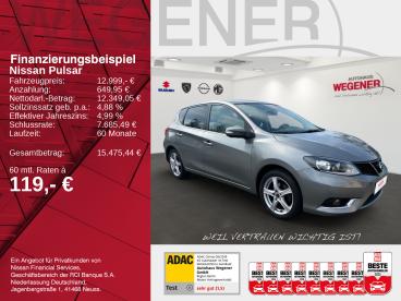 SPOTICAR Nissan Pulsar Tekna*navi*klima*standheizung*8-fachb*360° Gebraucht - Limousine Benzin Grau - Berlin - 1201272457_2