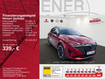 SPOTICAR Nissan Qashqai 1.3 Dig-t Mhev Led Navi 360° Winter N-design Gebraucht - Suv Benzin Rot - Berlin - 1201271707_2