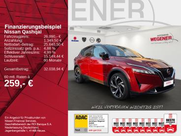 SPOTICAR Nissan Qashqai Tekna+4x4 At+bose Pano Navi 360° Leder Gebraucht - Suv Benzin Rot - Berlin - 1201271752_2