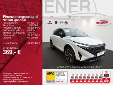 SPOTICAR Nissan Qashqai 1.3 Dig-t Mhev Tekna+ Leder*navi*kamera Gebraucht - Suv Benzin Weiß - Berlin - 1201272007_2