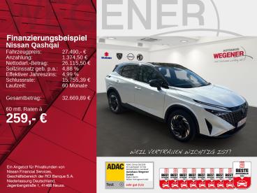 SPOTICAR Nissan Qashqai 1.3 Dig-t N-connecta Headup*navi*360°cam Gebraucht - Suv Hybrid Weiß - Berlin - 1201272552_2