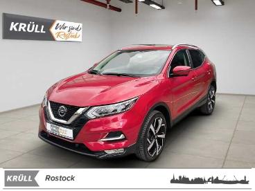 SPOTICAR Nissan Qashqai Tekna+led+navi+allwetter Gebraucht - Suv Benzin Rot - Rostock - 1201291228_1