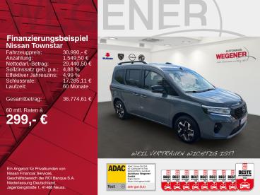 SPOTICAR Nissan Townstar Kombi N-connecta L1 1.3 At Navi Cam Shz Tekna Gebraucht - Mini-van Benzin Grau - Berlin - 1201295093_2