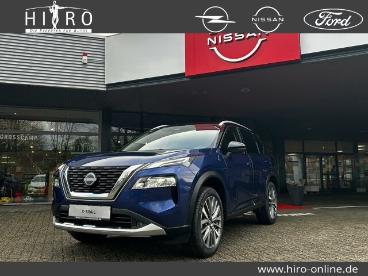 SPOTICAR Nissan X-trail Mhev Tekna 4x2 Leder+led+navi+el.heckkl. Gebraucht - Suv Hybrid Blau - Leer - 1201270847_1