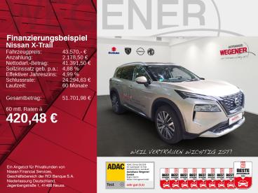SPOTICAR Nissan X-trail Tekna+ 1.5 Vc-t E-4orce 213 Ps 4x4 5 Sitze 20´´ Gebraucht - Suv Benzin Silber - Berlin - 1201271659_2