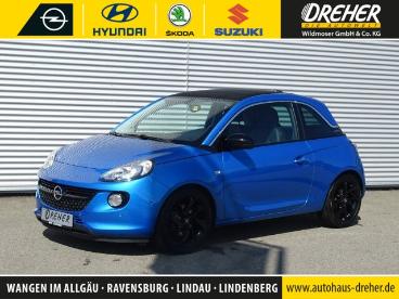 SPOTICAR Opel Adam 1.0 Turbo Open Air Klima/sitzhzg./bc/lm Gebraucht - Kleinwagen Benzin Blau - Wangen Im Allgäu - 1201292175_1