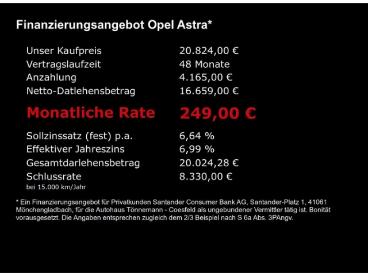 SPOTICAR Opel Astra L St Gs At+360°kamera+agr-sitz+sitz-/lenkradheizun Gebraucht - Kombi Benzin Weiß - Coesfeld - 1201343439_5