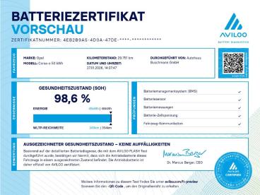 SPOTICAR Opel Corsa Corsa-e Edition +allwetter+soh 98%+ Gebraucht - Kleinwagen Elektro  - Espelkamp - 1201234321_2