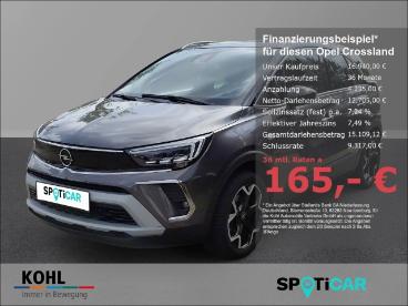 SPOTICAR Opel Crossland Ultimate Paket 1.2 Turbo 110ps Keyless Lenkradhzg Gebraucht - Suv Benzin Grau - Aachen - 1201334813_1