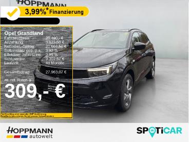 SPOTICAR Opel Grandland Gs 1.2t*sitzhzg*lenkradhzg*kamera*led*allwetter* G Gebraucht - Suv Benzin Schwarz - Attendorn - 1201195294_1