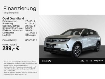 SPOTICAR Opel Grandland B Edition 1.2 Hybrid 48v 100kw Edct6++ Gebraucht - Suv Benzin Grau - Berlin - 1201227847_2