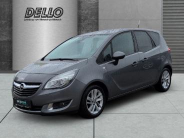 SPOTICAR Opel Meriva 1.4 T Drive Navi Ahk Mehrzonenklima Ambientebeleuc Gebraucht - Familienauto Benzin Anthrazit - Preetz - 1201256569_1