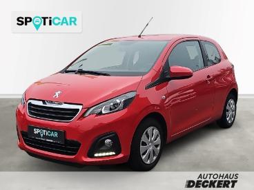 SPOTICAR Peugeot 108 Active Dab Shz Notbremsass. Tel.-vorb. Berganfahra Gebraucht - Kleinwagen Benzin Rot - Homburg - 1201228621_1
