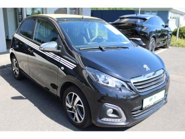 SPOTICAR Peugeot 108 Top! Collection 72 5turig *ganzjahresreifen* Gebraucht - Kleinwagen Benzin Schwarz - Remscheid - 1201236605_2