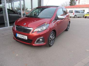 SPOTICAR Peugeot 108 Stoffdach Gebraucht - Kleinwagen Benzin Rot - Riedlingen - 1201280481_2