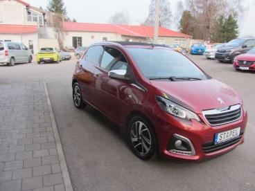 SPOTICAR Peugeot 108 Stoffdach Gebraucht - Kleinwagen Benzin Rot - Riedlingen - 1201280481_4