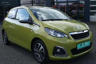 SPOTICAR Peugeot 108 Top Collection 72ps | Faltdach | Sitzheizung | Gebraucht - Kleinwagen Benzin Grün - Finnentrop - 1201286593_4