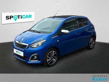 SPOTICAR Peugeot 108 Top Collection Gebraucht - Kleinwagen Benzin Hellblau - Hassfurt - 1201297652_1
