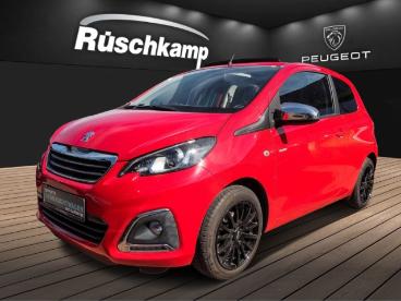SPOTICAR Peugeot 108 Style Klima Elek.faltdach Shz Alu Allwetter Gebraucht - Kleinwagen Benzin Rot - Lünen - 1201350419_1