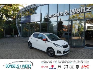 SPOTICAR Peugeot 108 Roland Garros+faltdach+klima+tempomat+bluetooth+zv Gebraucht - Kleinwagen Benzin Weiß - Erkelenz - 1201357915_1