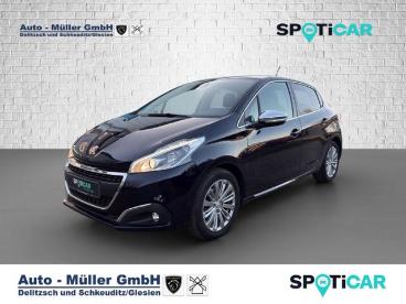 SPOTICAR Peugeot 208 Allure Puretech 110 Eat6 Sitzheizung Gebraucht - Kleinwagen Benzin Blau - Delitzsch - 1201250750_1